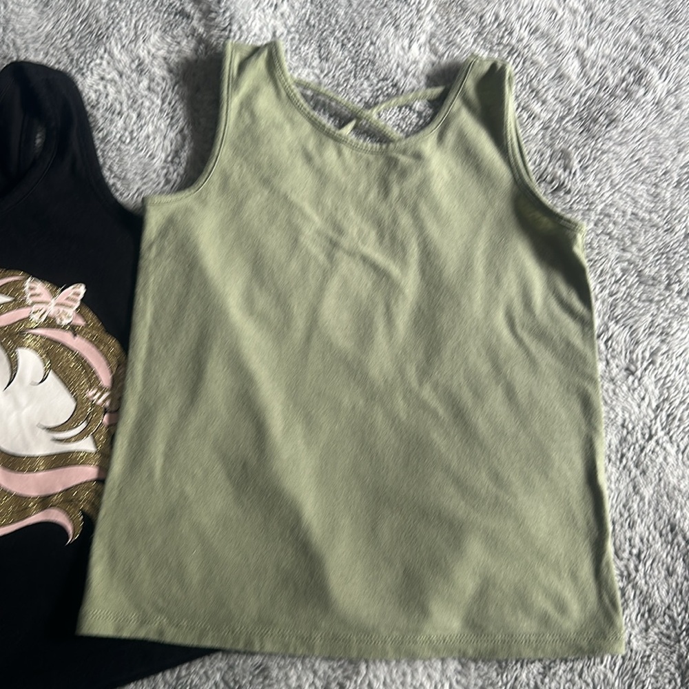 π 3pcs Place Girls Sleeveless Tank Top Lot Bundle Spring Summer Size 4T - Picture 4 of 5